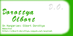 dorottya olbort business card